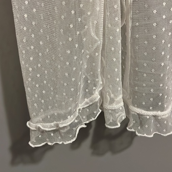 “IN BLOOM” SHEER ROBE (M) - Picture 5 of 9